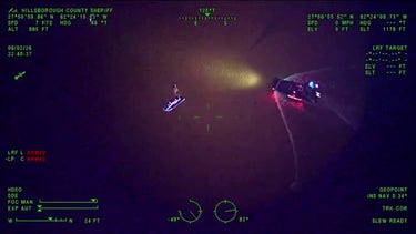 Florida jet-skier pulled to safety after becoming trapped in mud at low tide