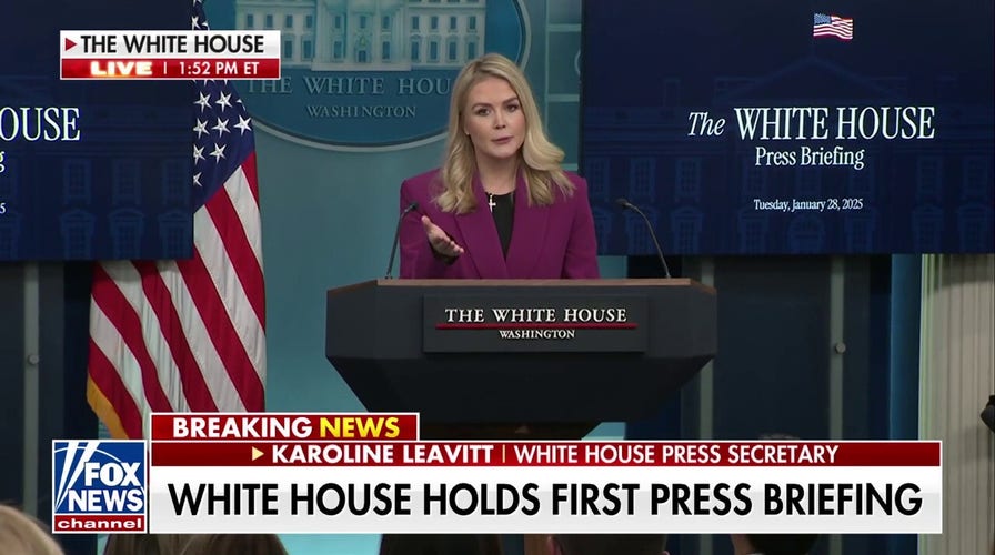 White House press secretary Karoline Leavitt addresses US egg shortage and pricing