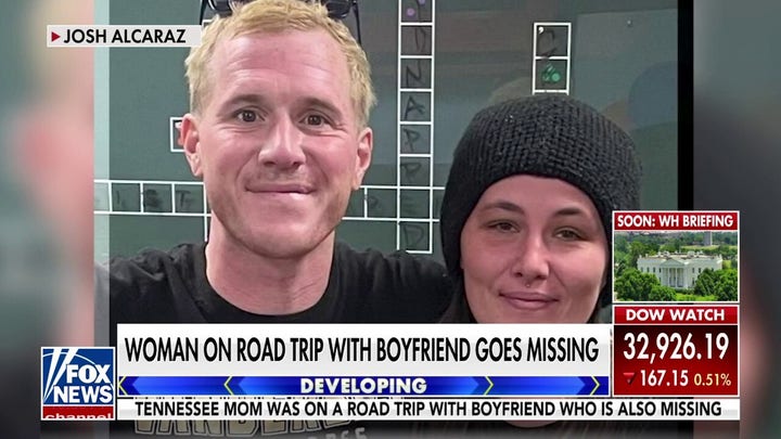 Woman missing after road trip with boyfriend