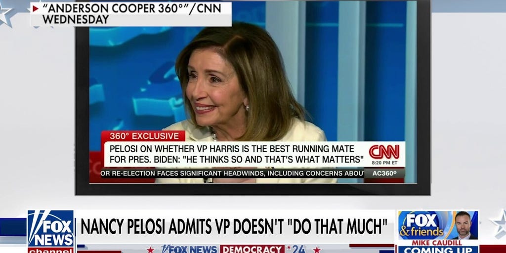 Nancy Pelosi admits VP Harris doesn't 'do that much' Fox News Video