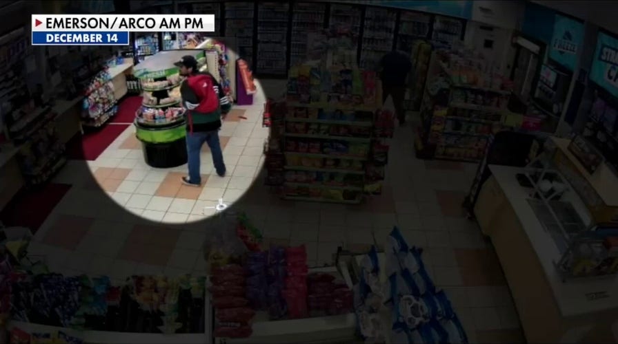 Nick Reiner seen inside of a gas station