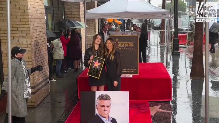 Ray Liotta's daughter poses in front of his star