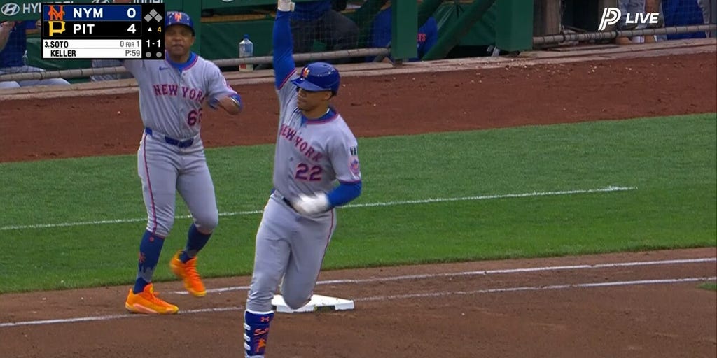 Mets' Juan Soto crushes solo home run vs. Pirates
