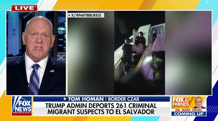 Tom Homan slams judge for ruling on migrant flight bound for El Salvador: 'Defies logic'