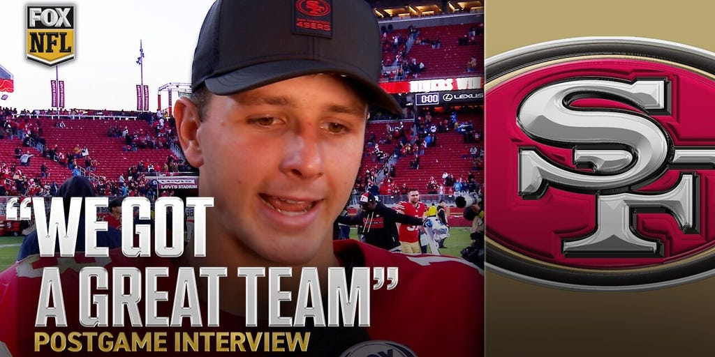 ‘Everyone did their jobs’ 🙌 Brock Purdy on 49ers' Week 15 Win Over Titans | NFL on FOX