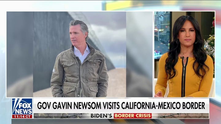 Gavin Newsom torched over border visit: 'Shame on all of them'