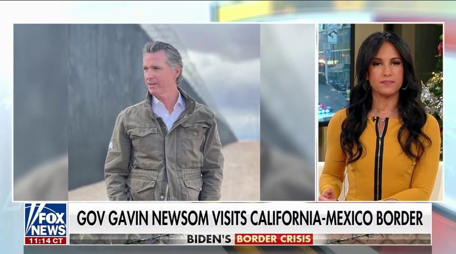 Gavin Newsom torched over border visit: 'Shame on all of them'