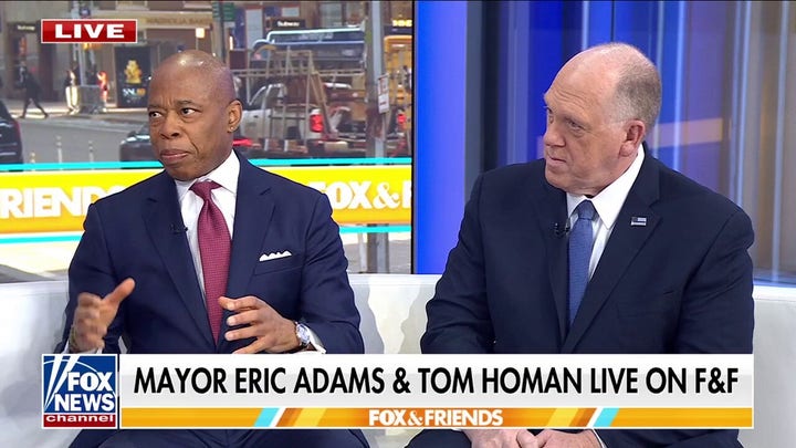 Eric Adams says he will run for re-election as Democrat 