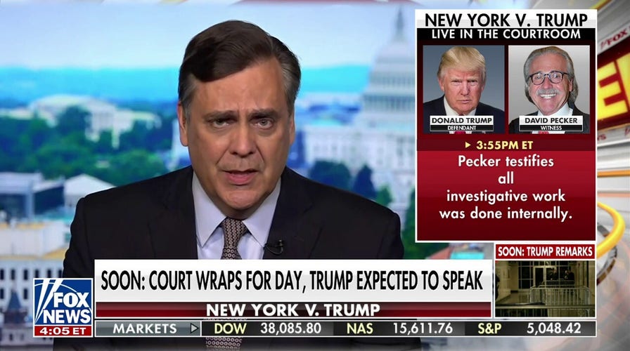 Jonathan Turley: NY v Trump case is 'collapsing' under its own weight