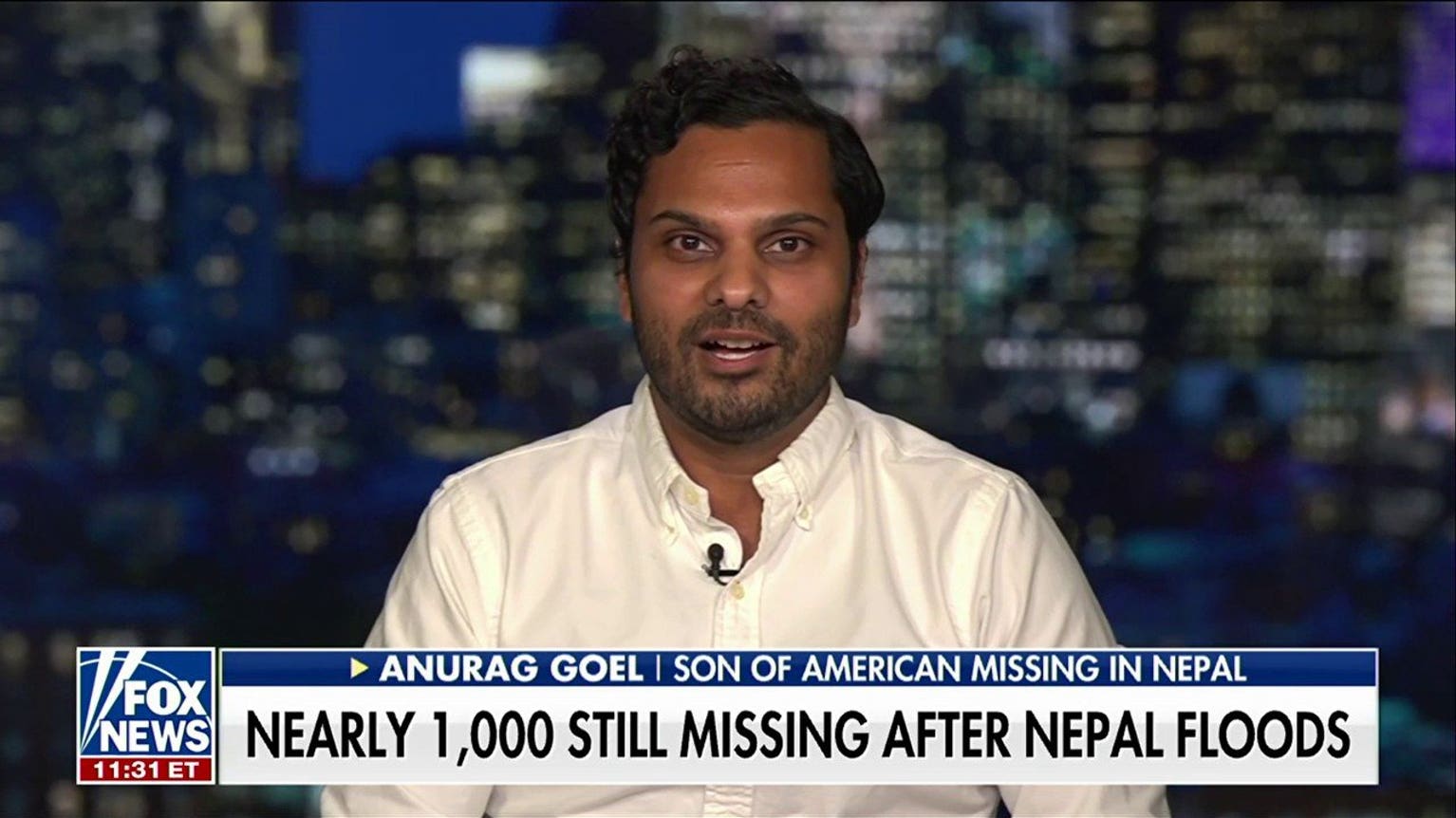 Son searching for his father after Nepal floods