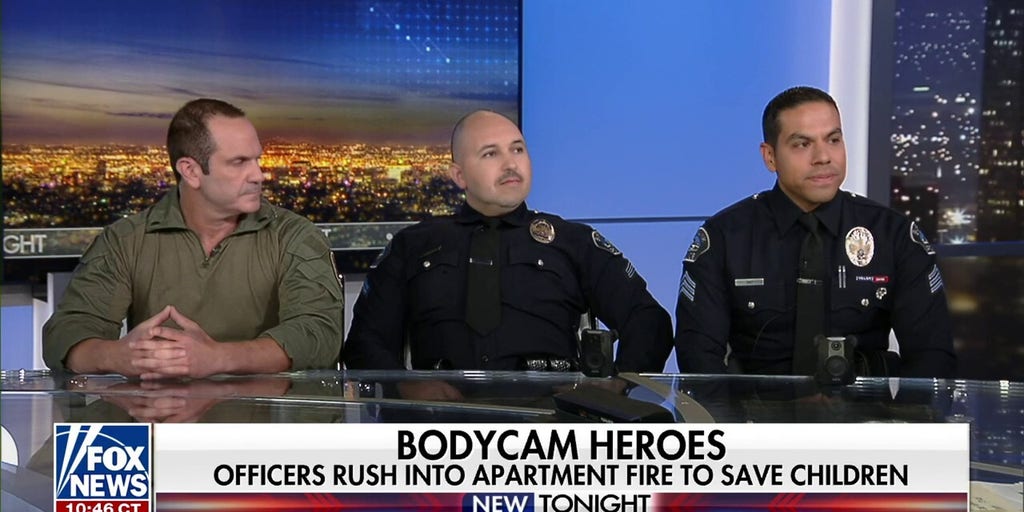 Burbank officers save children from apartment fire