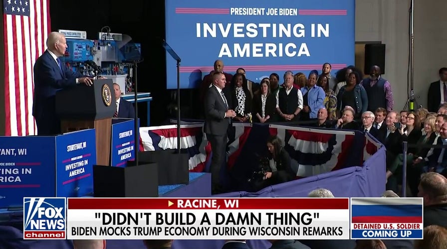 Biden touts 'great American comeback story' despite low polling on issue