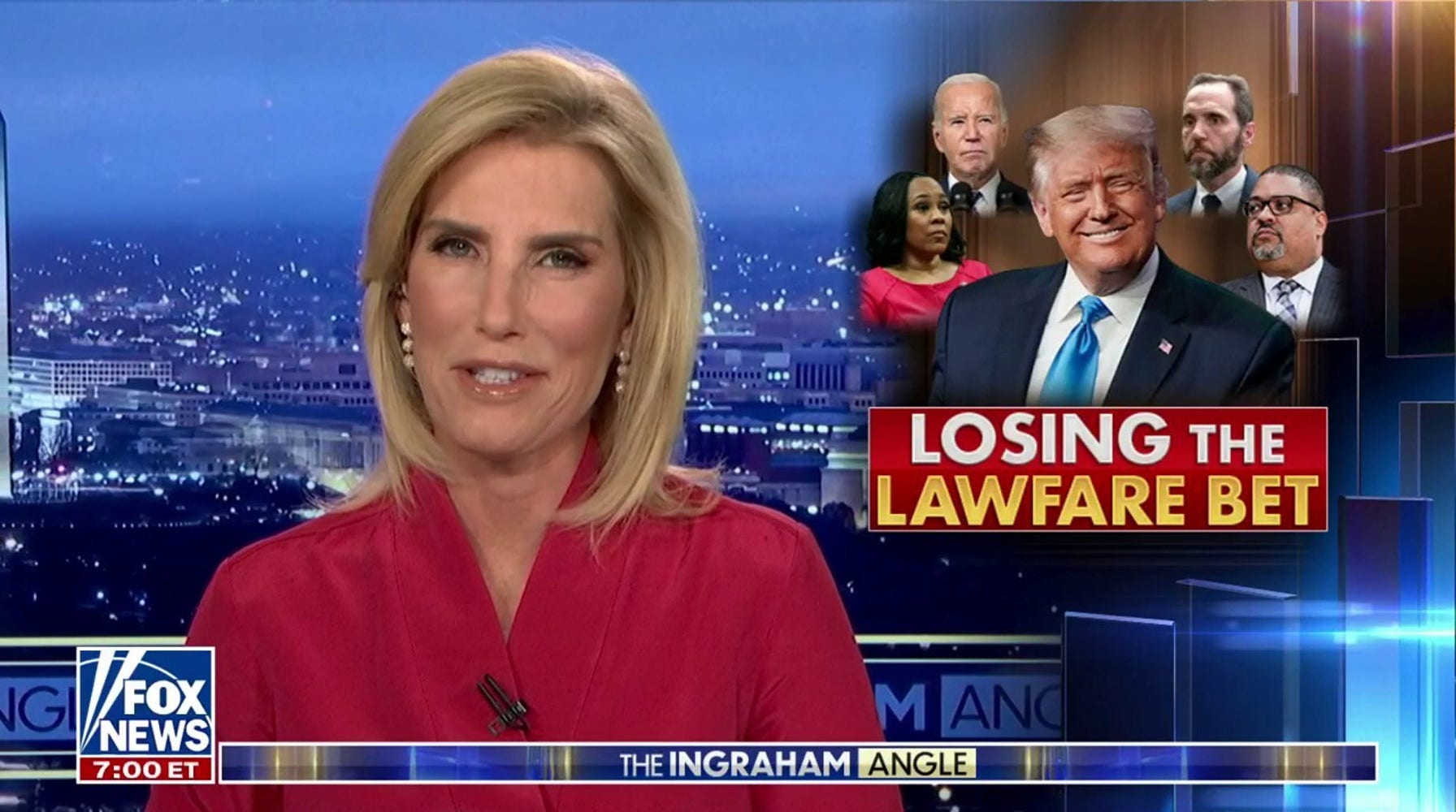 Laura Ingraham: NY v. Trump Cases Cratering, Judge Postpones Classified Docs Case