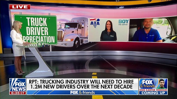 Trucking industry seeking thousands of new drivers as shortages grow