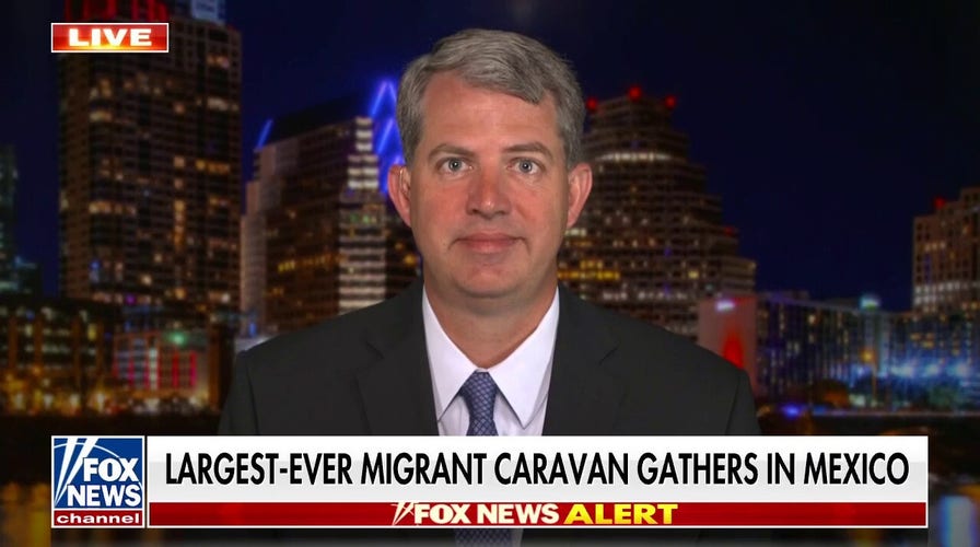 Migrant in potentially the largest caravan ever demands Biden keep