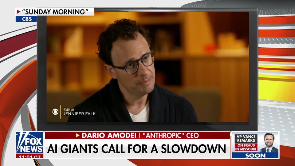 AI leaders debate slowdown as Anthropic CEO warns of potential risks