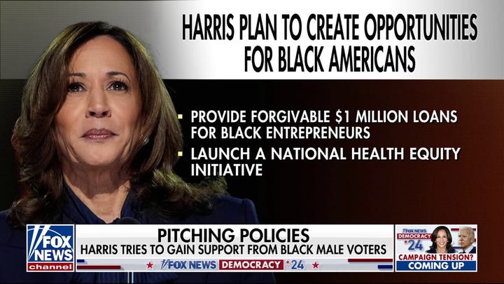 Kamala Harris intenta obtener más apoyo de los votantes negros masculinos