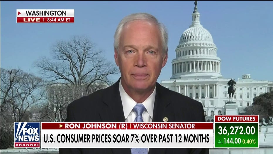 Sen. Johnson: Inflation didn't just happen, it was caused by Democrat policies
