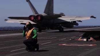 US military aircraft take off from carriers in Middle East during Operation Epic Fury