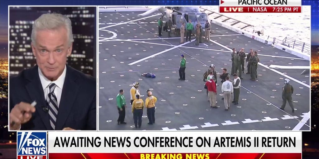 Artemis II spacecraft tops 24K mph during Earth re-entry