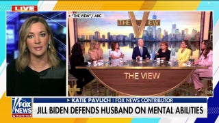 Jill Biden steps in after former president fumbles answer on cognitive decline