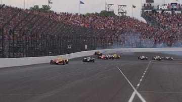 Josef Newgarden is OUT of Indy 500 after wreck during re-start on Lap 125
