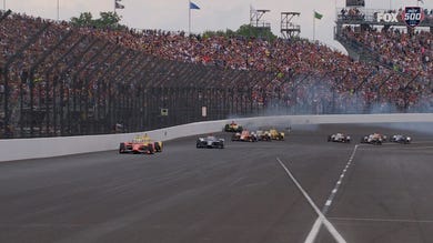Josef Newgarden is OUT of Indy 500 after wreck during re-start on Lap 125