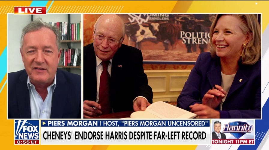 Piers Morgan reacts to Cheneys endorsing VP Harris: 'Utterly ridiculous'