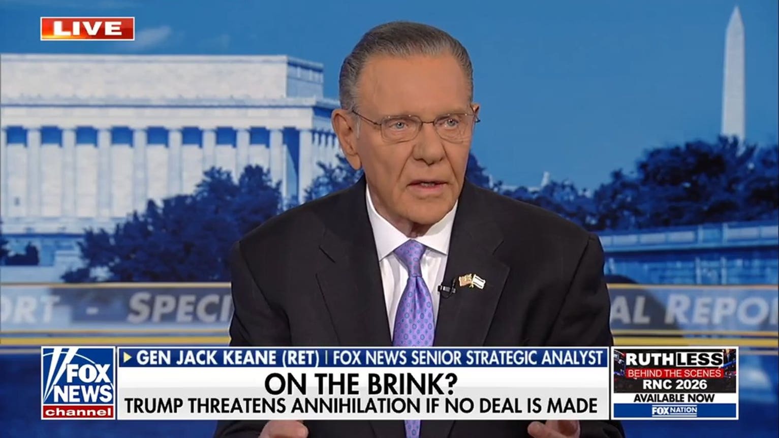 Gen Jack Keane: The Iranian regime is convinced it is winning
