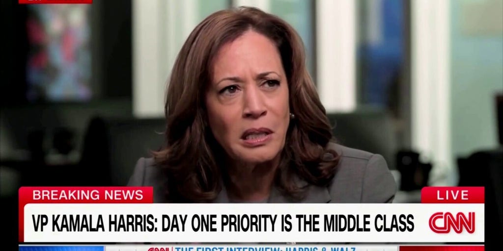 Kamala Harris stumbles through answer on what she would accomplish on 'Day 1' of her presidency