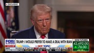 Trump reveals to Maria Bartiromo he's written a letter to Iran to negotiate deal