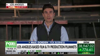 Los Angeles-based film and TV production plummets