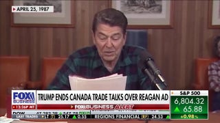 Charles Payne comments on Canadian Reagan anti-tariff ad