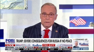Larry Kudlow: Trump is moving at warp speed to get a peace deal