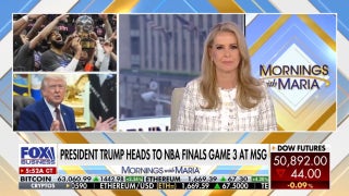 President Trump, NYC mayor attend NBA Finals Game 3 at MSG