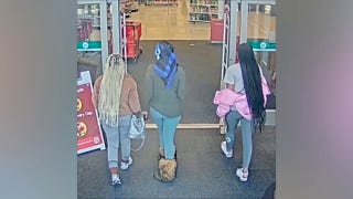 Target employee thwarts 3 women stealing shopping cart full of clothing - Fox Business Video