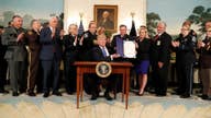 President Trump signs bill allocating more funds to hiring military vets as cops
