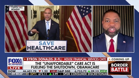 Rep. Byron Donalds rips Dems on Obamacare, says their agenda has been 'nothing but failure' - Fox Business News