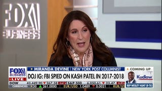 FBI spied on Kash Patel because he was uncovering their 'malfeasance' in the Russia collusion hoax, Miranda Devine - Fox Business Video
