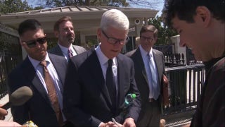 Apple CEO Tim Cook attends White House meeting