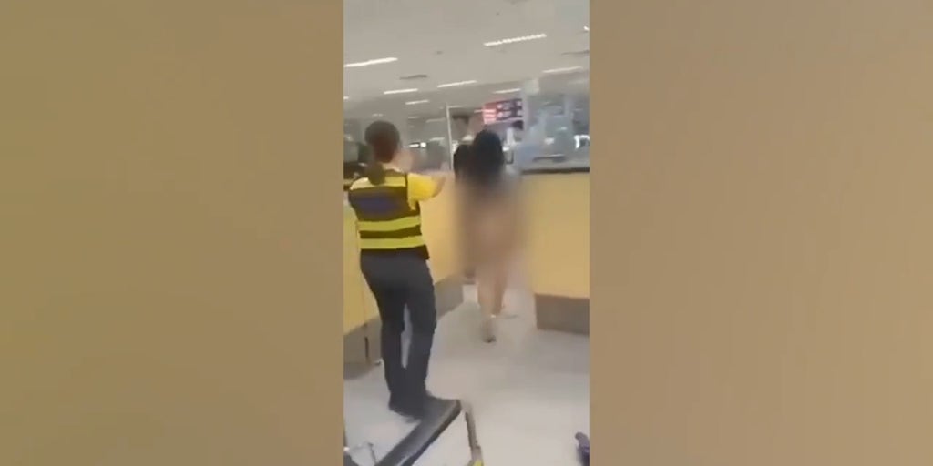 Naked woman at Philippines airport walks through security | Fox Business Video