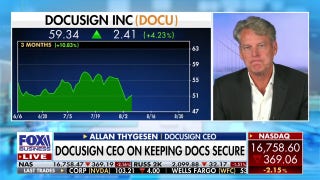 DocuSign CEO on firm’s ability to 'shake it off' when it comes to scammers - Fox Business Video