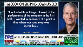 Apple tops second-quarter on strong iPhone, China sales