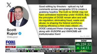 White House pushes back on DOGE disbandment claims