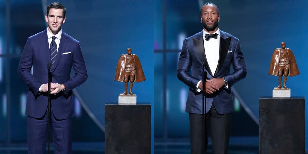 Eli Manning, Larry Fitzgerald on winning the NFL Man of the Year Award