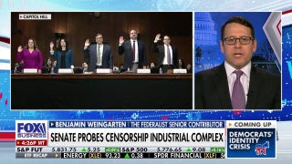 Censorship industrial complex 'threatens our republic,' says congressional witness