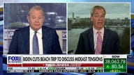 Biden has 'almost disappeared' from the world stage: Nigel Farage