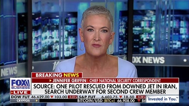 One pilot rescued from downed jet in Iran, search underway for second crew member