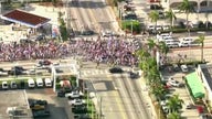 Pro-Cuban protestors flood Miami streets demanding Biden take action