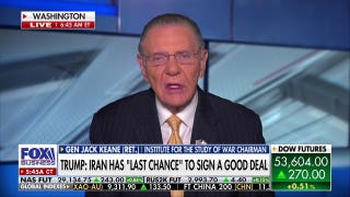 Trump's 'maximum pressure' on Iran is a classic negotiation strategy, Gen. Jack Keane says